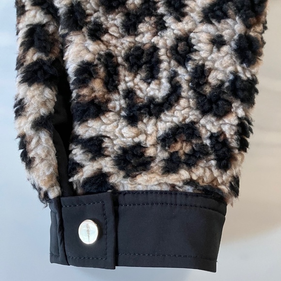 Veronica Beard Anita Faux Fur Leopard Biker Jacket L - Picture 6 of 8